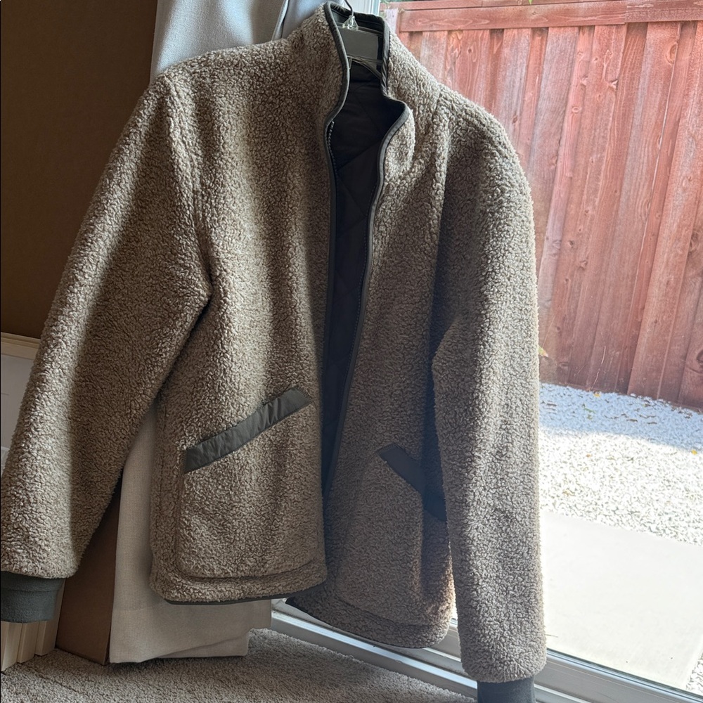 Taylor Stitch Men's Brown Fleece Jacket
